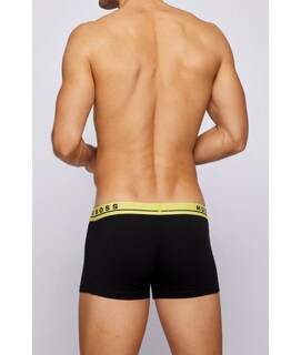 Foto 5 | Foto 5 | Boxer Trunk Hugo Boss Algodón Elastico Comodo 3 Pack Negro Para Hombre
