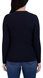 Foto 3 | Foto 3 | Tommy Hilfiger Suéter Mujer Tejido Cable Knit Algodón Suave Caliente Casual Elegante Moda Americana