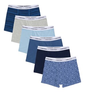 Foto 2 | Foto 2 | Calvin Klein Boxer Niño 6 Piezas Ropa Interior Algodón Suave Ajuste Cómodo Elástico Transpirable Infantil