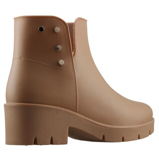Foto 4 | Foto 4 | Botin Mujer Top Moda Comodo Media Altura Beige