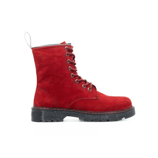 Foto 1 | Foto 1 | Botas Offlander Tipo Militar Piel Gamuza Rojo