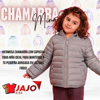 Foto 2 | Foto 2 | Chamarra Para Niña Mina Rosa Taupe Abrigadora Con Capucha Térmica Invernal