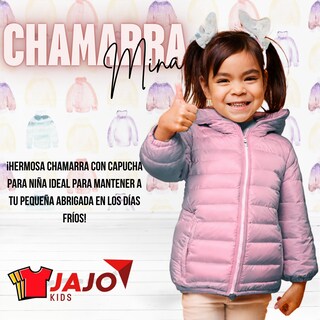 Foto 2 | Foto 2 | Chamarra Para Niña Mina Palo De Rosa Abrigadora Con Capucha Térmica Invernal
