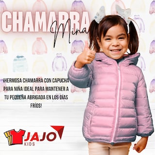 Foto 2 | Foto 2 | Chamarra Para Niña Mina Palo De Rosa Abrigadora Con Capucha Térmica Invernal