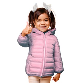 Foto 1 | Foto 1 | Chamarra Para Niña Mina Palo De Rosa Abrigadora Con Capucha Térmica Invernal