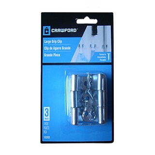 Foto 3 | Foto 3 | Grip Clip Crawford De Acero Plateado Galvanizado 5-3/4 Paquete De 3 - Venta Internacional.