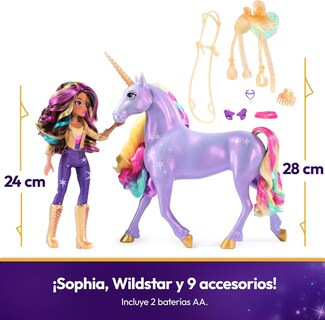 Foto 2 | Foto 2 | Muñeca Sophia Y Su Caballo Unicorn Academy Luces Y Sonidos