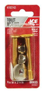 Foto 2 | Foto 2 | Juego De Tornillos Para Inodoro Plumb Pak Antique Brass Universal - Venta Internacional.