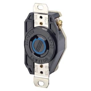 Foto 1 | Foto 1 | Receptáculo De Cierre Leviton V-0-max 20a 250v Individual Negro - Venta Internacional.
