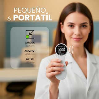 Foto 5 | Foto 5 | Termómetro Digital Infrarrojo Pantalla Lcd Medco