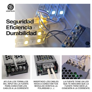 Foto 5 | Foto 5 | Fuente Poder Transformador Alimentación 24v 4.16a 100w Interior Cuerpo Metalico Delgado Ac 100v - 240v Iluminación Led Equipos
