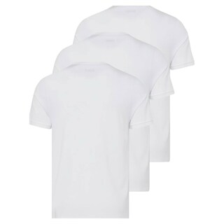 Foto 3 | Foto 3 | Camisetas Hugo Boss Playeras Basicos Blanco 3 Pack Algodón Comodo Para Hombre