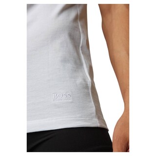Foto 6 | Foto 6 | Camisetas Hugo Boss Playeras Basicos Blanco 3 Pack Algodón Comodo Para Hombre