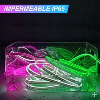 Foto 4 | Foto 4 | Tiras De Led Belug Luz De Neón Flexible 5m Manguera Con Fuente 12v Blanco Calido