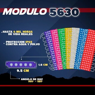 Foto 3 | Foto 3 | Modulo Led Belug 5630 (20 Piezas) Azul