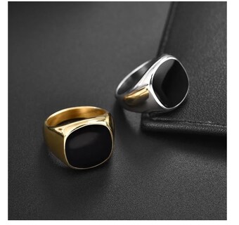 Foto 2 | Foto 2 | Xtellar Anillo Elegante De Lujo De Hombre Laminado Oro 18k Acero