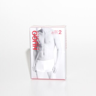 Foto 4 | Foto 4 | Boxer Trunk Hugo Boss De Algodón Flex 2 Pack Blanco Para Hombre