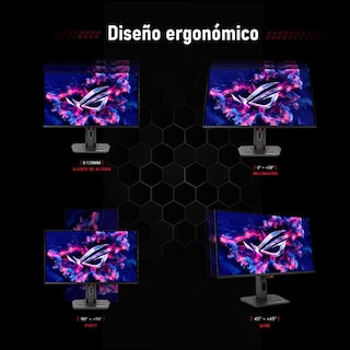 Foto 2 | Foto 2 | Monitor Gamer Asus 27 Rog Strix Oled Xg27acdng 0.03ms 360hz Qhd Qd-oled 90w Hdmi Dp Usb-c G-sync