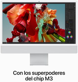 Foto 6 | Foto 6 | Apple Imac M3 24'' 8gb 256gb Computadora De Escritorio All In One Con Chip M3 Cpu 8 Núcleos Gpu 10 Núcleos Plata Teclado En Esp