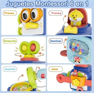 Foto 3 | Foto 3 | Juego De Enseñanza Xtellar Para Bebés Con Cubo De Actividades 6 En 1 Juguete Para Bebé