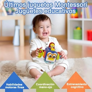 Foto 4 | Foto 4 | Juego De Enseñanza Xtellar Para Bebés Con Cubo De Actividades 6 En 1 Juguete Para Bebé