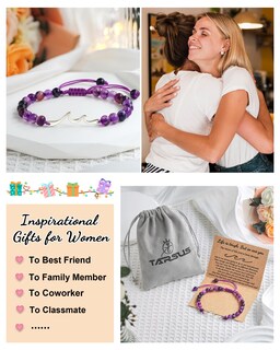 Foto 7 | Foto 7 | Pulsera Tarsus Inspirational Gifts Para Mujer Color Morado - Venta Internacional.