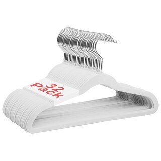 Foto 1 | Foto 1 | Perchas De Terciopelo Para Niños Wellong Baby  14 Cm  Antideslizantes  Paquete De 32 Unidades  Blancas - Venta Internacional.