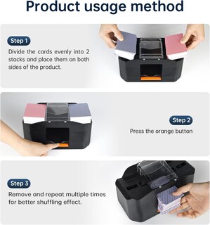 Foto 6 | Foto 6 | Baraja De Cartas Autoali 2 Barajas Con Batería De 2000 Mah - Venta Internacional.