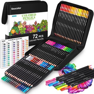 Foto 1 | Foto 1 | Art Set Soucolor 72 Lápices De Colores Con Funda Con Cierre - Venta Internacional.