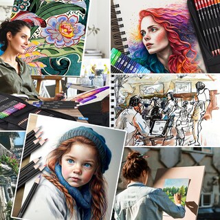 Foto 4 | Foto 4 | Art Set Soucolor 72 Lápices De Colores Con Funda Con Cierre - Venta Internacional.