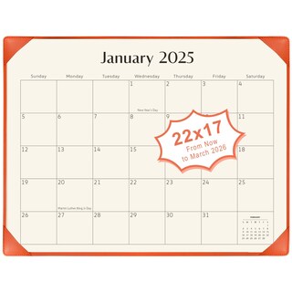 Foto 1 | Foto 1 | Calendario De Escritorio Kopeesy 2025-2026 Con Tapete De Escritorio De 55 X 43 Cm  Color Naranja - Venta Internacional.