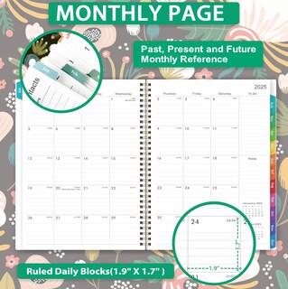 Foto 5 | Foto 5 | Planificador Semanal Mensual Coboll 2025 Con Pestañas De 21 X 27 Cm - Venta Internacional.