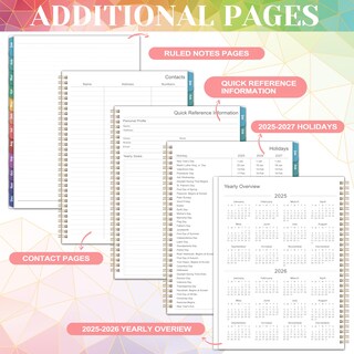 Foto 5 | Foto 5 | Planificador Coboll 2025 Semanal Y Mensual De 9 X 11 Cm Con Bolsillo Interior - Venta Internacional.
