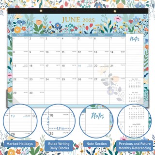 Foto 4 | Foto 4 | Calendario De Escritorio Frasukis De 20 A 25 De Enero A Diciembre Con Bloques Rayados - Venta Internacional.