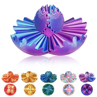 Foto 1 | Foto 1 | Pelota Fidget Toy Gear Mydhall 8 4 Cm Impresa En 3d Color Morado Claro - Venta Internacional.
