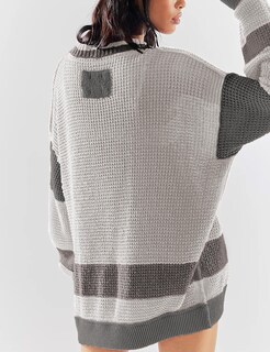 Foto 4 | Foto 4 | Jersey Tipo Cárdigan Iqsqsq Para Mujer Cuello En V Y Bolsillos Color Gris-m - Venta Internacional.