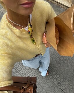 Foto 3 | Foto 3 | Jersey Tipo Cárdigan Dsorvicd Para Mujer Corto Con Botones Y2k Amarillo - Venta Internacional.