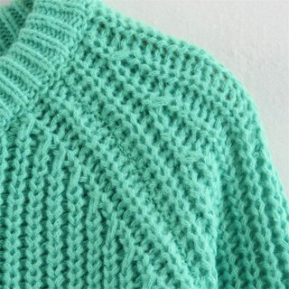 Foto 5 | Foto 5 | Jersey Tipo Cárdigan Keomud Para Mujer De Punto Grueso Color Verde Talla M - Venta Internacional.