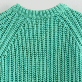 Foto 6 | Foto 6 | Jersey Tipo Cárdigan Keomud Para Mujer De Punto Grueso Color Verde Talla M - Venta Internacional.