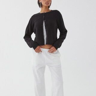 Foto 6 | Foto 6 | Jersey Tipo Cárdigan Dsorvicd Para Mujer Con Botones Y2k Color Negro - Venta Internacional.