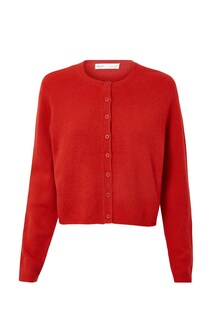 Foto 6 | Foto 6 | Jersey Tipo Cárdigan Dsorvicd Para Mujer Corte Y2k Con Botones B Rojo - Venta Internacional.