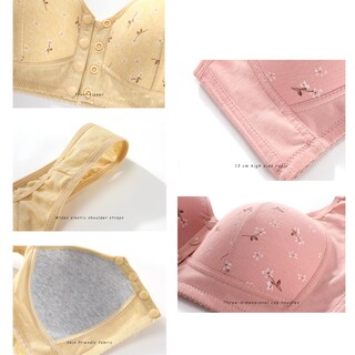 Foto 6 | Foto 6 | Sujetadores Fhteco Daisy Con Cierre Frontal Con Estampado Floral Inalámbrico Talla Grande - Venta Internacional.