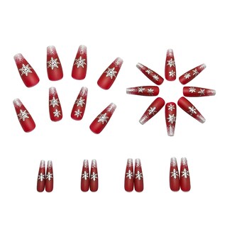 Foto 3 | Foto 3 | Funda De Uñas Portátil Bjr Birthday  Copo De Nieve  Color Rojo Vino  Con Brillo - Venta Internacional.