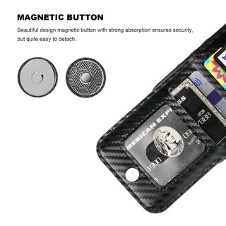 Foto 7 | Foto 7 | Funda Tipo Cartera Compatible Con Iphone 16 De 6.1 Pulgadas Kihuwey Carbon Black - Venta Internacional.