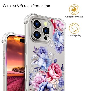 Foto 6 | Foto 6 | Funda De Teléfono Topgraph Compatible Con Iphone 16 Pro Clear - Venta Internacional.
