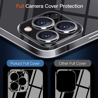 Foto 3 | Foto 3 | Funda Purluct Para Iphone 16 Pro Slim Transparente 6 3 Pulgadas Transparente - Venta Internacional.
