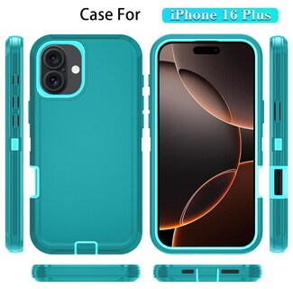 Foto 7 | Foto 7 | Funda De Teléfono Para Iphone 16 Plus Con Protector De Pantalla Hd - Venta Internacional.