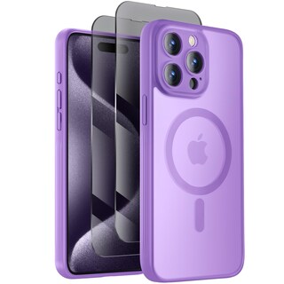 Foto 1 | Foto 1 | Funda De Teléfono Symcele Diseñada Para Iphone 15 Pro Max De Color Morado Claro - Venta Internacional.
