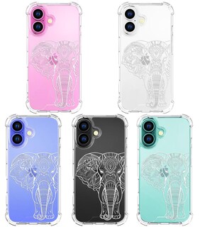 Foto 3 | Foto 3 | Funda Para Teléfono Topgraph Compatible Con Iphone 16 Plus Transparente - Venta Internacional.