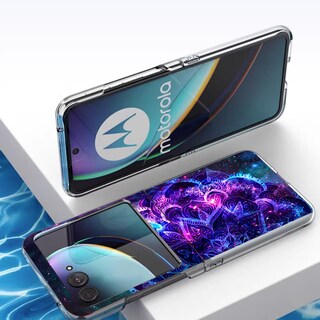 Foto 3 | Foto 3 | Funda De Teléfono Bcov Para Motorola Razr 2024 Antiarañazos Color Morado - Venta Internacional.